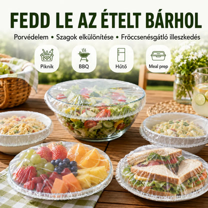 FreshShield™ thermo-shield ételfedő tasakok