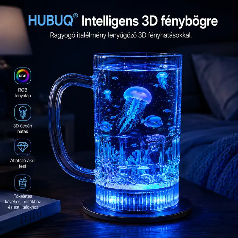 🔥HUBUQ® 🪄 Intelligens világító akrilpohár