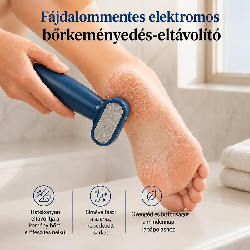 Egy lépésben működő bőrkeményedés-eltávolító