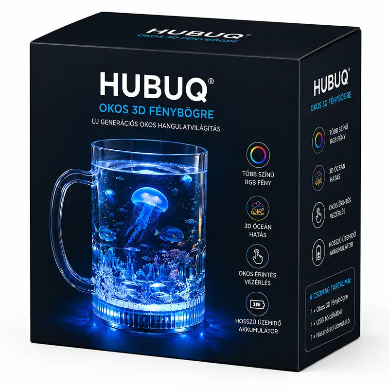 🔥HUBUQ® 🪄 Intelligens világító akrilpohár