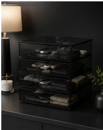 Lunaviero Acrylic Stackable Drawer Organizer