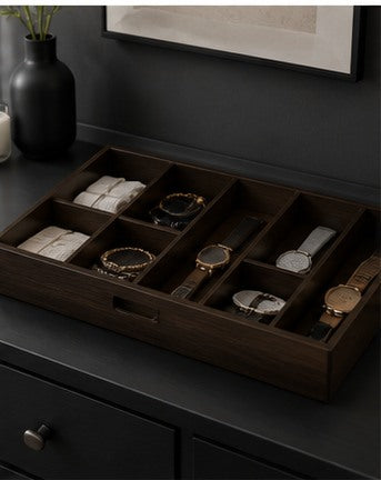 Lunaviero Bamboo Drawer Organizer