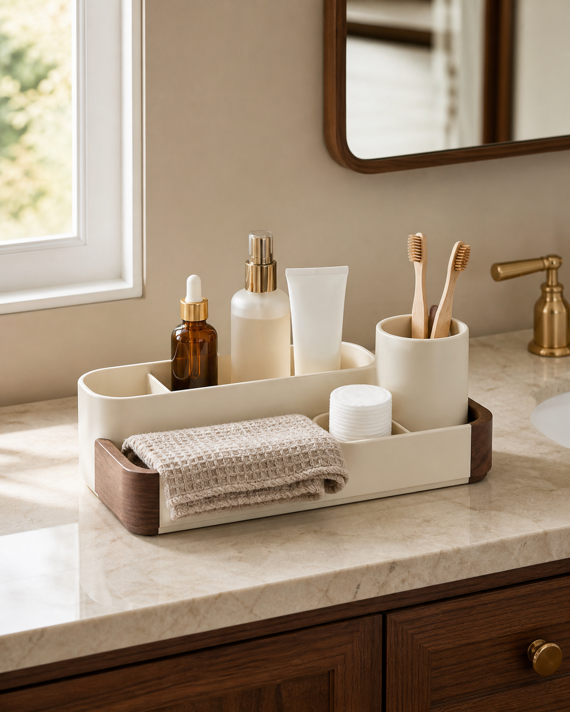 Lunaviero Bathroom Countertop Tray lifestyle image 2