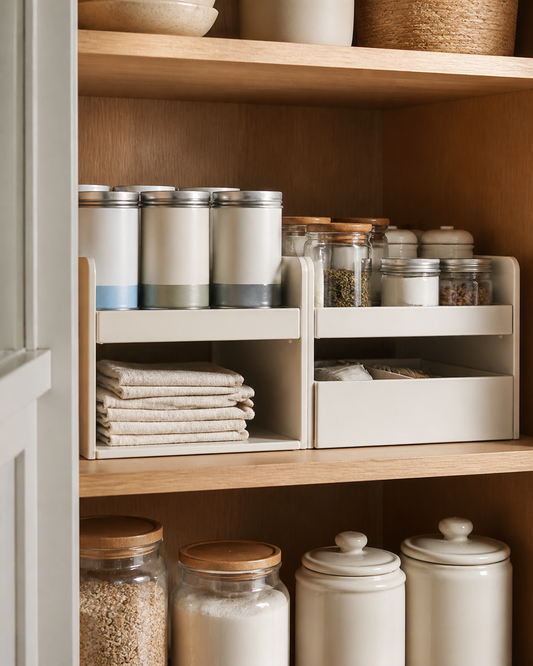 Lunaviero Modular Shelf Storage Caddy lifestyle image 1