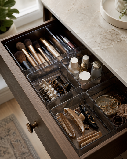 Lunaviero Smoky Clear Drawer Organizer lifestyle image 1