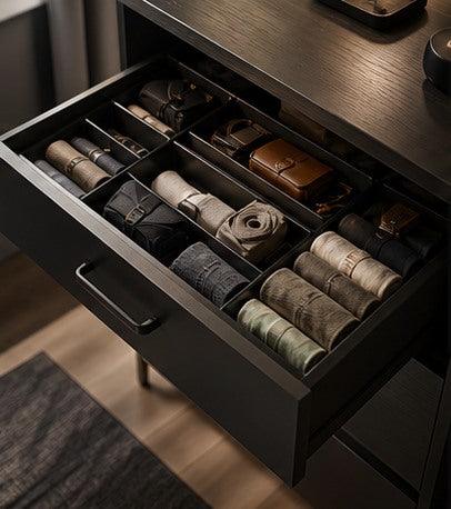 Organized drawer after