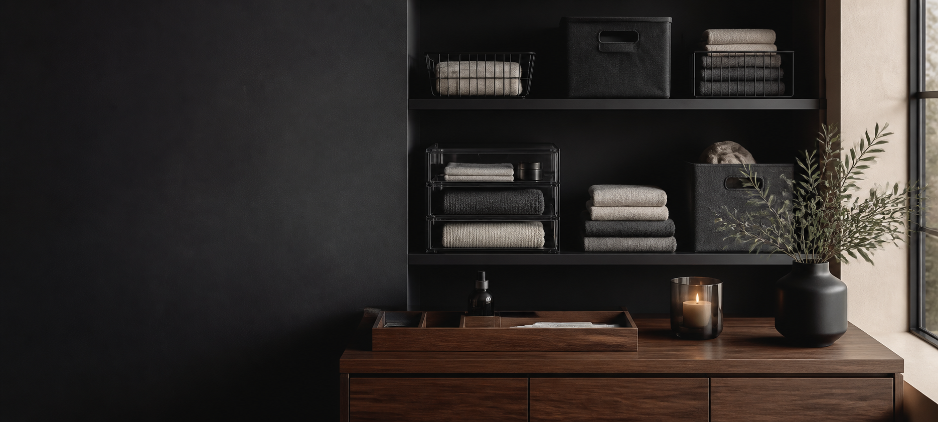 Lunaviero dark modern storage